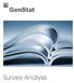 A Guide to Survey Analysis in GenStat. by Steve Langton. Defra Environmental Observatory, 1-2 Peasholme Green, York YO1 7PX, UK.