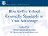 How to Use School Counselor Standards to Your Advantage. Cynthia Floyd School Counseling Consultant NC Department of Public Instruction