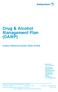 Drug & Alcohol Management Plan (DAMP)