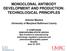 MONOCLONAL ANTIBODY DEVELOPMENT AND PRODUCTION: TECHNOLOGICAL PRINCIPLES