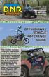 OFF-HIGHWAY VEHICLE REFERENCE GUIDE