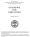 HANDBOOK FOR EMPLOYERS