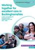 Working together for excellent care in Buckinghamshire