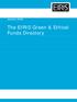 January 2008. The EIRIS Green & Ethical Funds Directory