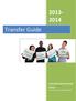 2013-2014 Transfer Guide