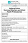 Uniform Policy Nursing, Midwifery and Allied Health Professionals