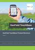 GeoField TouchBase. GeoField TouchBase Product Brochure. Version 1.1