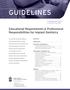 GUIDELINES. Educational Requirements & Professional Responsibilities for Implant Dentistry CONTENTS. The Guidelines of the Royal College of
