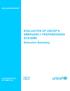 EVALUATION REPORT. EVALUATION OF UNICEF S EMERGENCY PREPAREDNESS SYSTEMS Executive Summary
