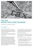 TAX LAW: RECENT HIGH COURT DECISIONS