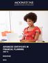 ADVANCED CERTIFICATE IN FINANCIAL PLANNING (NQF 6) BROCHURE
