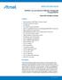 APPLICATION NOTE. AT01030: Low-cost Ethernet to Wireless Gateway with ATmega256RFR2. Atmel AVR 8-bit Microcontroller. Features.