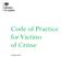 Code of Practice for Victims of Crime