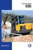 More care. Built in. VOLVO COMPACT EXCAVATOR EC55C
