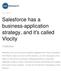 Salesforce has a business-application strategy, and it's called Vlocity
