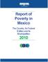 Report of Poverty in Mexico