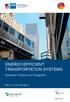 ENERGY-EFFICIENT TRANSPORTATION SYSTEMS. Business Conference & Delegation. May 13, 2014 Chicago, IL