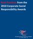 Best Practices from the 2010 Corporate Social Responsibility Awards