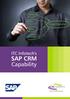 ITC Infotech's SAP CRM. Capability