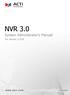 NVR 3.0 System Administrator s Manual