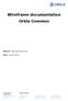 Wireframe documentation Orkla Common
