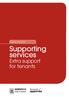 Useful contacts. Supporting services. Extra support for tenants. NORWICH City Council