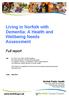 Living in Norfolk with Dementia: A Health and Wellbeing Needs Assessment