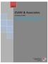 Company Profile. The Managing Director. ESANI & Associates 01/10/2015