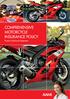 COMPREHENSIVE MOTORCYCLE INSURANCE POLICY. Product Disclosure Statement