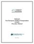 Medicaid Non-Emergency Medical Transportation (NEMT) Procedure Manual
