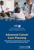 Advanced Cancer Care Planning
