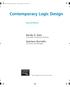 Contemporary Logic Design