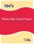 MDwise Right Choices Program