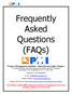 Frequently Asked Questions (FAQs)