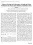 Factors Affecting the Performance of Small and Micro Enterprises in Limuru Town Market of Kiambu County, Kenya