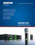 WIRELESS SYSTEMS GUIDE