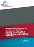 Notifiable work user guide for plumbers and drainers: Guide to using the Plumbing Application Service (V1.0) [2014]