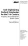 Civil Engineering Body of Knowledge for the 21st Century