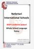 Nefertari International Schools IBDP Candidate School Whole School Language Policy