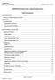 STATISTICA Formula Guide: Logistic Regression. Table of Contents