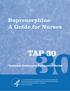BUPRENORPHINE: A GUIDE FOR NURSES