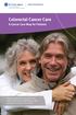 Colorectal Cancer Care A Cancer Care Map for Patients