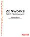 Release Notes. ZENworks Patch Management Server v6.4