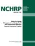 NCHRP REPORT 787. Guide for Design Management on Design-Build and Construction Manager/ General Contractor Projects