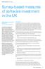 Survey-based measures of software investment in the UK