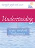 Caring for people with cancer. Understanding. acute myeloid leukaemia