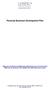 Personal Business Development Plan