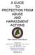 A GUIDE TO PROTECTION FROM ABUSE AND HARASSMENT ACTIONS. State of Maine Judicial Branch