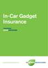 In-Car Gadget Insurance