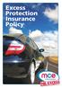 Excess Protection Insurance Policy